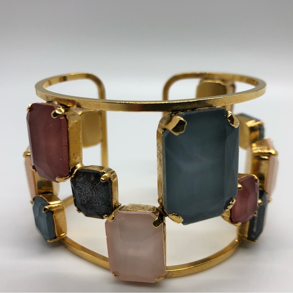 Ericson Beamon gold tone open cuff - Picture 2 of 3
